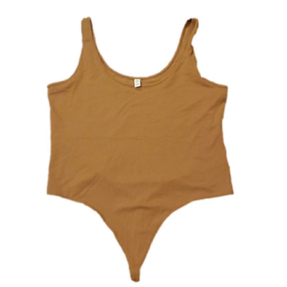 𝅺BP Nordstrom‎ Womens Bodysuit Tan Size 2X NWOT